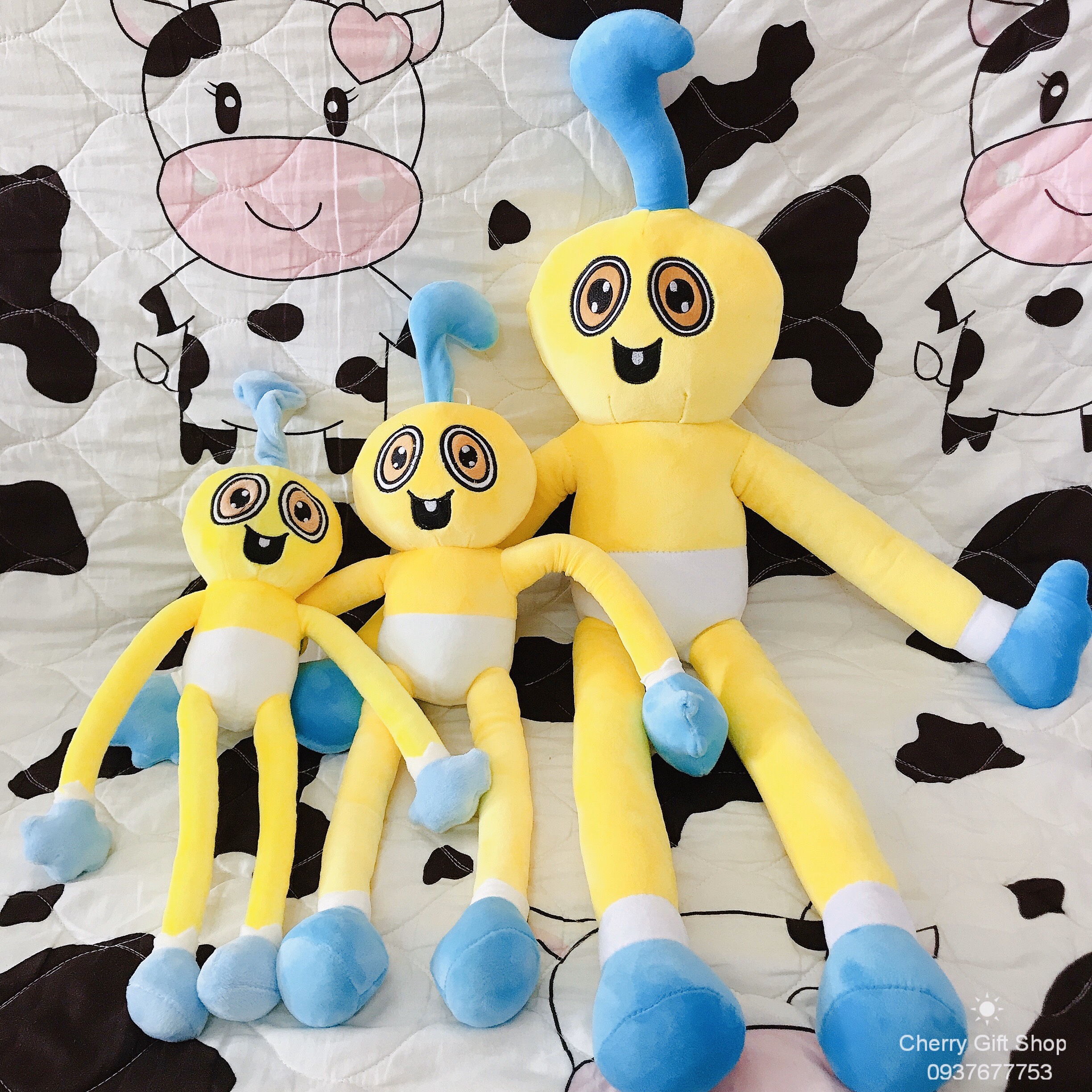 Gấu Bông Daddy Long Legs Nhân Vật Game Poppy Playtime Size 50cm Loại Đẹp, Đồ Chơi Huggy Wuggy Nhồi Bông - Happy Hug