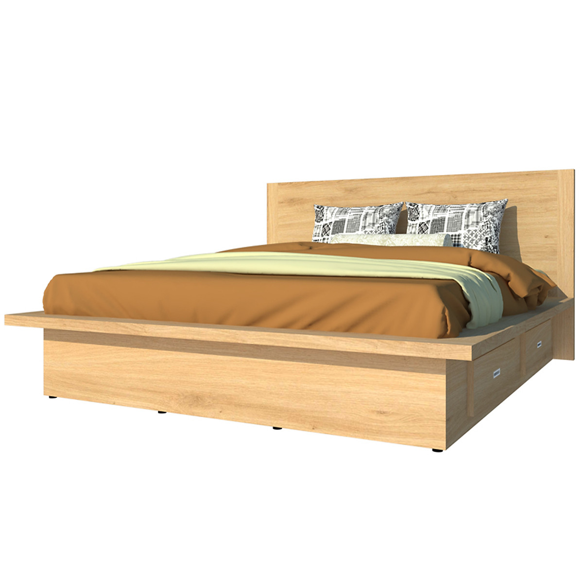 Giường ngủ 2 hộc kéo Tundo 160cm x 200cm