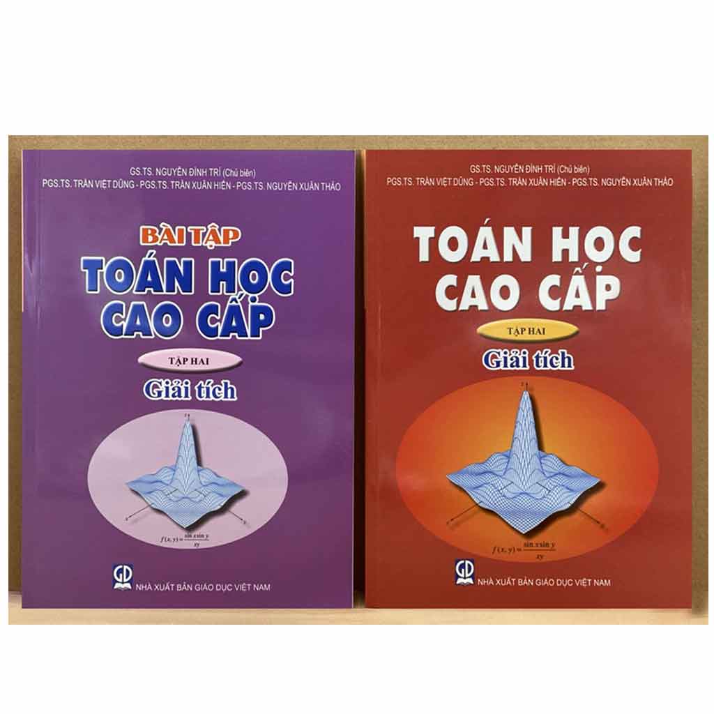 Combo Sách: Toán Học Cao Cấp + Bài Tập Toán Học Cao Cấp - Tập 2 (Giải Tích)