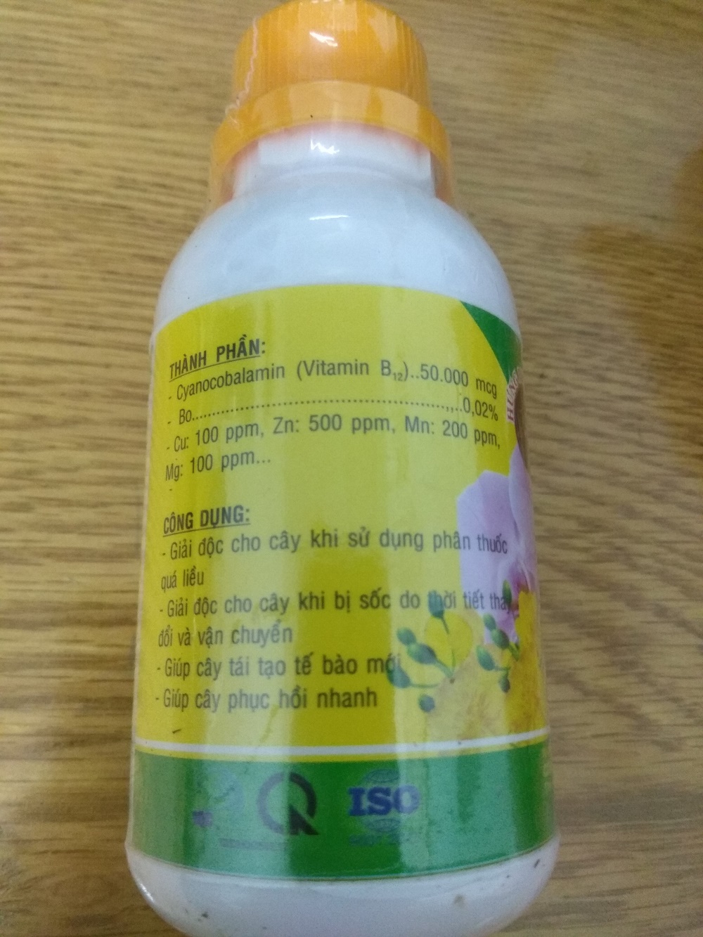 Vitamin B12 giải độc cho cây - HPĐ chai 100ml