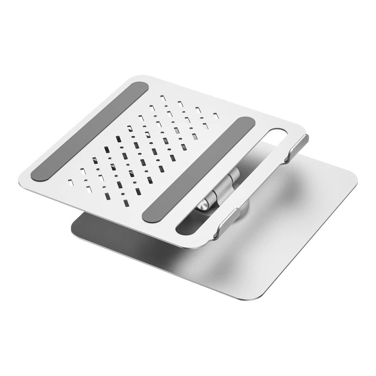 Giá đỡ nhôm nguyên khối tản nhiệt Xoay 360 độ hiệu WIWU S801 cho Laptop / Macbook / iPad từ 10 - 17 inch, Gấp gọn tiện lợi - Hàng nhập khẩu