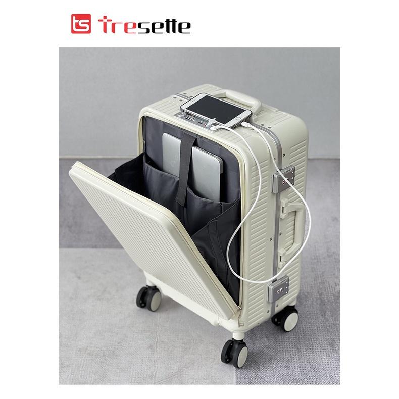 BFQ2ST500KTL: giảm 8% cho đơn từ 500K Vali khóa sập cao cấp nhập khẩu Hàn Quốc Tresette 2839 Có Ngăn Đựng Latop Cổng Sạc USB