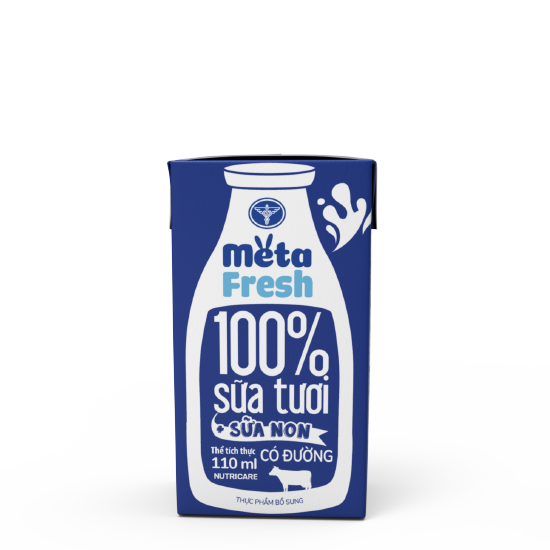 Sữa tươi Nutricare Meta Fresh Có Đường (110ml)