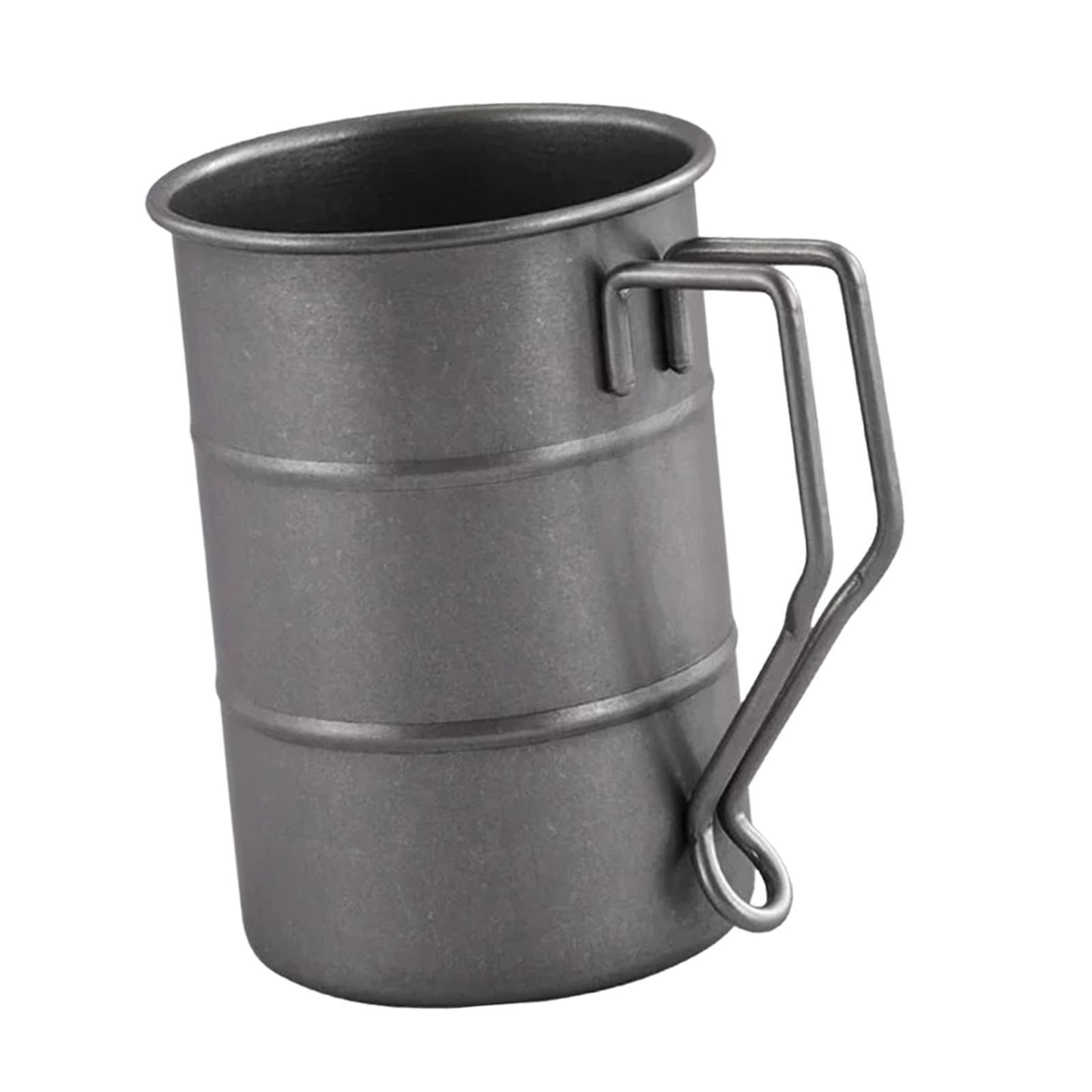 Coffee Mugs Tea Mugs Drinkware Reusable Portable 350ml Drinking Cup Camping Cup for Outdoor Home Office Hiking Picnic Fishing