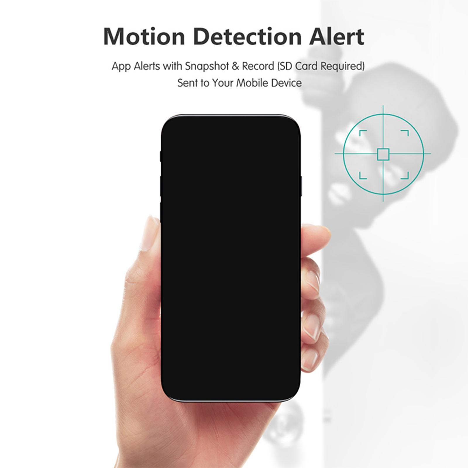 IP Camera Monitor Portable Motion Built in Battery WiFi for Home Outdoor Indoor Office