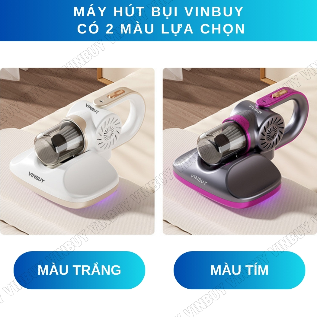 Máy hút bụi cầm tay không dây giường nệm lau nhà 5 trong 1, vacuum cleaner đa năng công suất mạnh 22000PA, hút bụi khô và ướt - Hàng chính hãng VINBUY