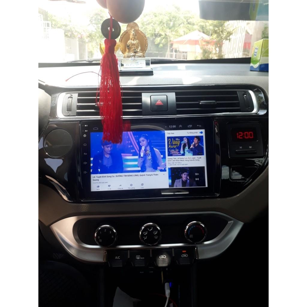 Màn Hình Android 9 inch Cho Xe KIA RIO - Đầu DVD Chạy Android Kèm Mặt Dưỡng Giắc Cho Xe KIA K3/ Rio