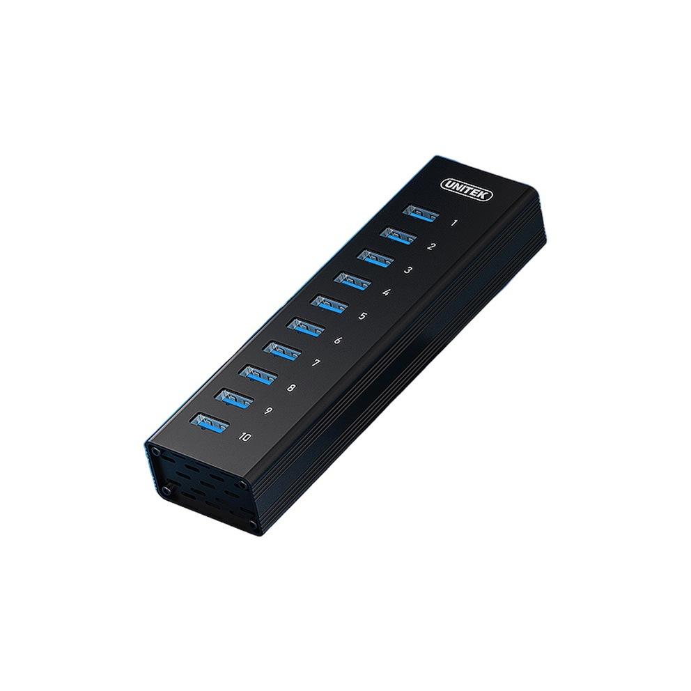 BỘ CHIA HUB USB 3.0 10 PORT TỐC ĐỘ 5 GBPS NGUỒN 5V4A UNITEK H305A - HÀNG CHÍNH HÃNG