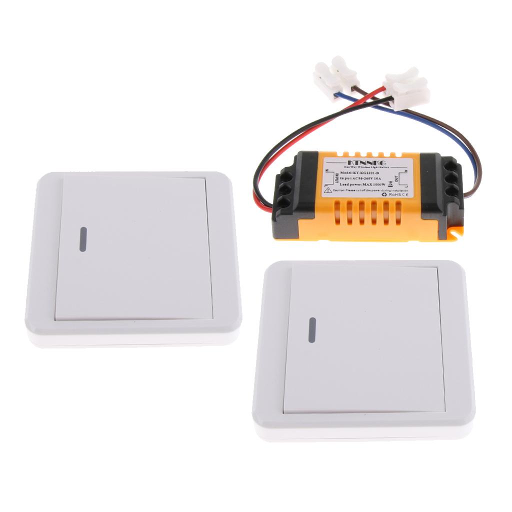 LED Lights Wall Panel ON/OFF Switch Wireless