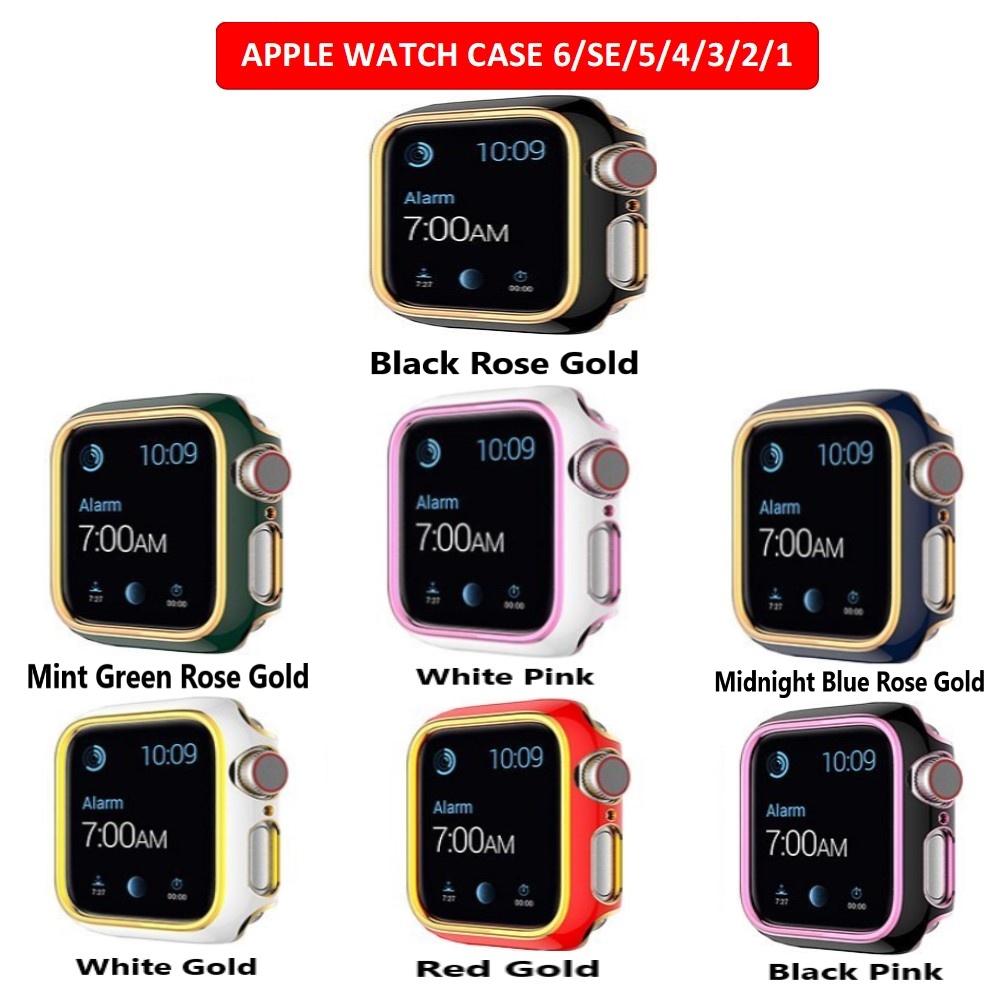 Ốp Bảo Vệ Viền Apple Watch Series 7 / 6 / SE / 5 / 4 / 3 / 2 / 1 Đủ Size 38mm / 40mm / 41mm / 42mm / 44mm / 45mm