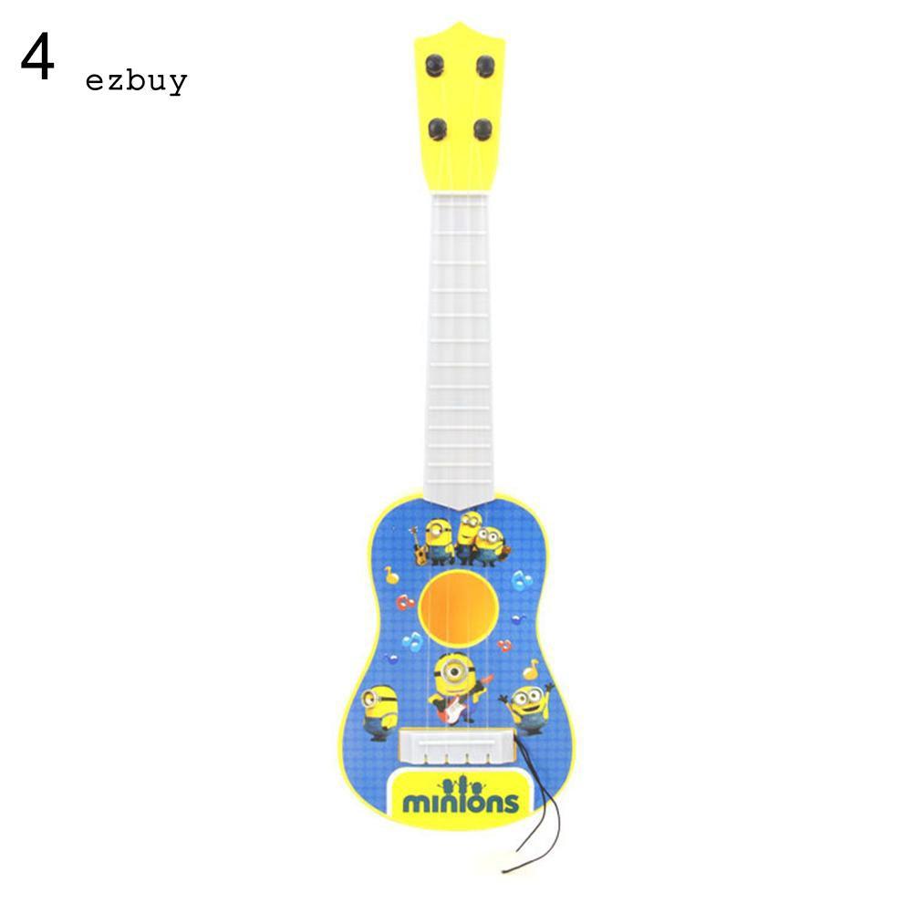 Đồ chơi đàn guitar mini in họa tiết đáng yêu cho bé