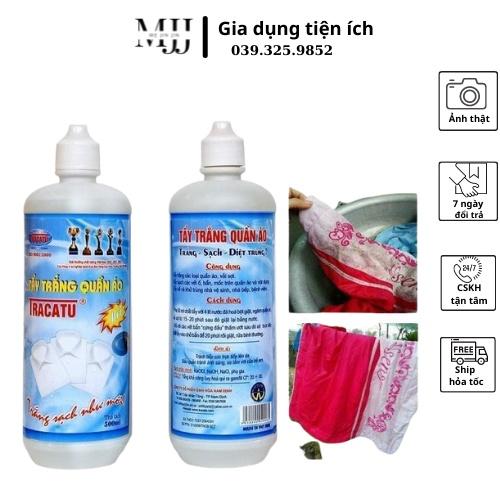 Tấy trắng tẩy mốc quần áo thần thánh Tracatu 500ml hàng Việt Nam