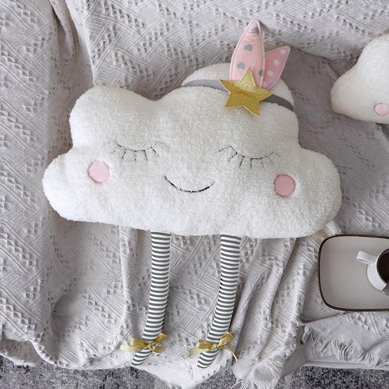 IMBABY Ins Kawaii Gối Cho Bé Mây Gối Mây Gối Cho Bé Trang Trí Phòng Bé Trang Trí Phòng Đồ Chơi Dành Cho Trẻ Em Kawaii Gối