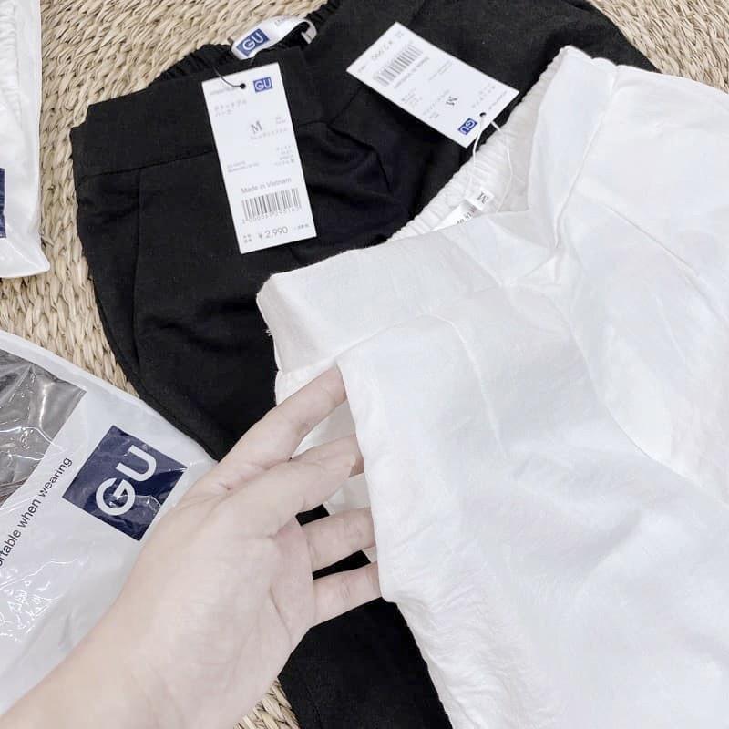 Quần nữ ống rộng chất đũi thời trang