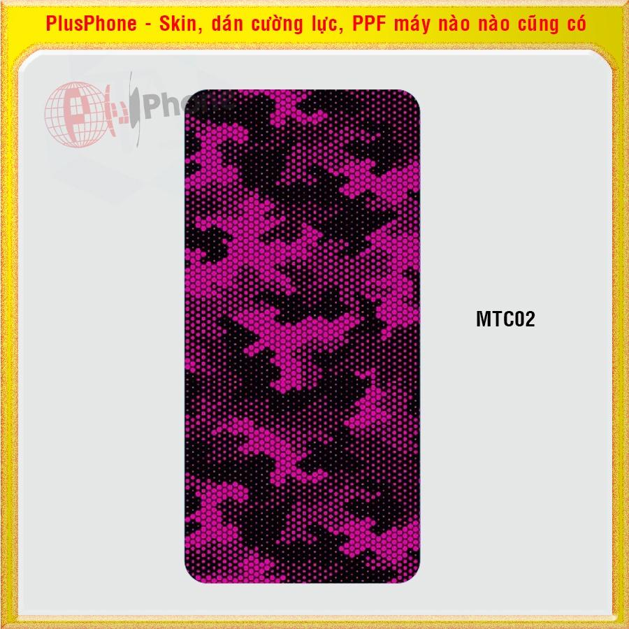 Dán Skin cho mặt sau Nokia G11, G21, G50, G300 màu matrix camo