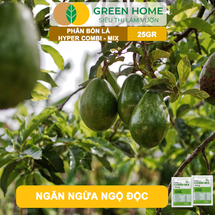 Phân Bón Trung Vi Lượng Hyper Combi-Mix GreenHome, Gói 25Gr, Bổ Sung Vi Lượng Cần Thiết Cho Cây Trồng