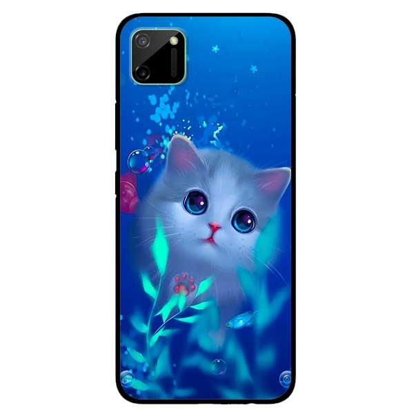 Ốp lưng dành cho Realme C11 / C12 / C15 - Mèo Trong Nước