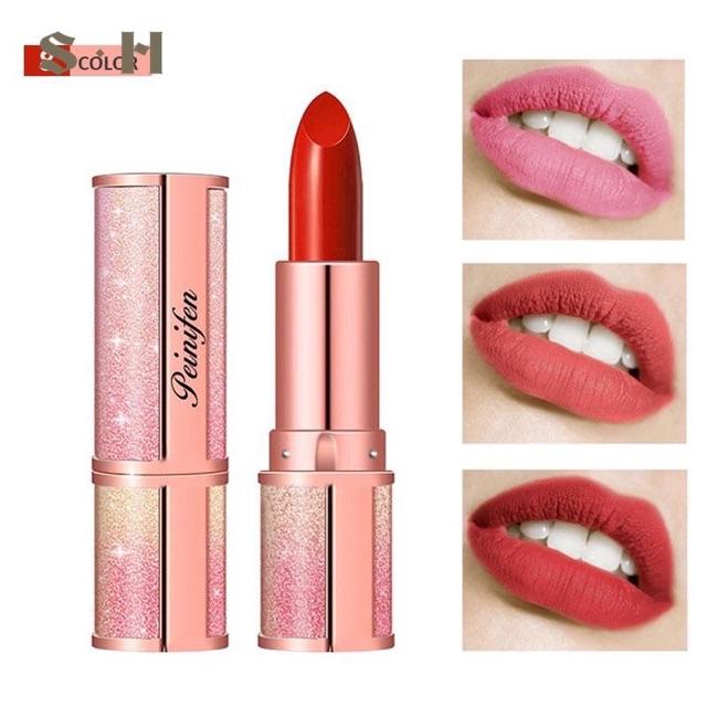 Son sáp Peijifer Velvet Lipstick RainBow Colorful Sexy