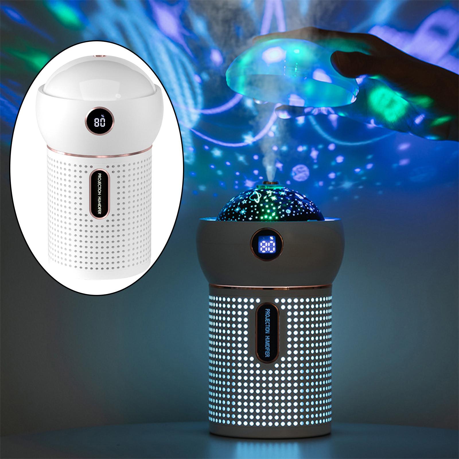 630ml Mini Humidifier Air Purifier Aroma Essential Oil Diffuser Night Light