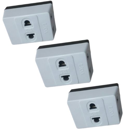 COMBO 3 ổ cắm nối chia 3 chân tròn LIOA ON3NC5 cao cấp