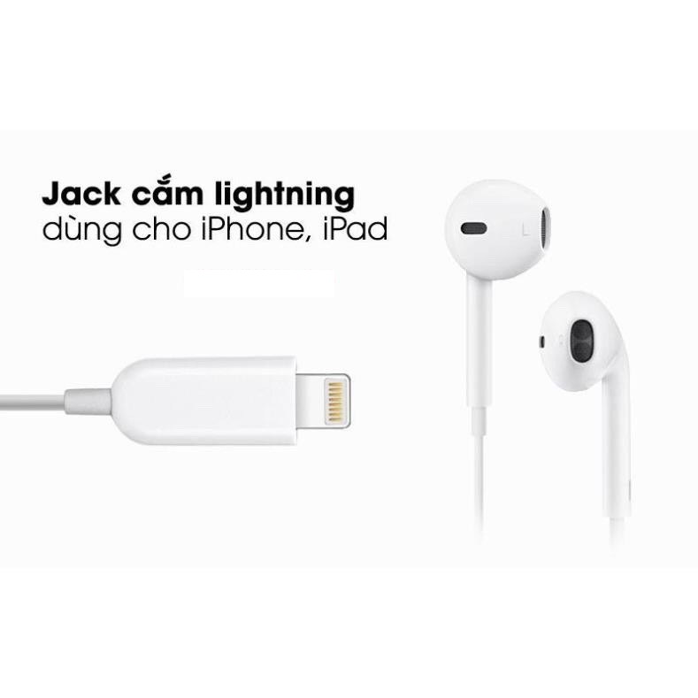 Tai nghe điện thoại Iphone cổng Lightning, dùng cho từ iphone 7 đến iphone 14 pro max - Hàng chính hãng