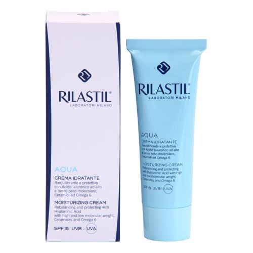 Kem dưỡng ẩm chống nắng Rilastil Aqua moisturizing cream SPF 15 UVB-UVA