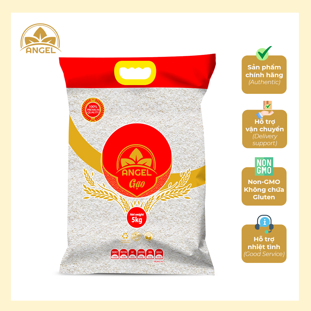 Combo Gạo Tấm Thơm Angel 5KG + 5KG