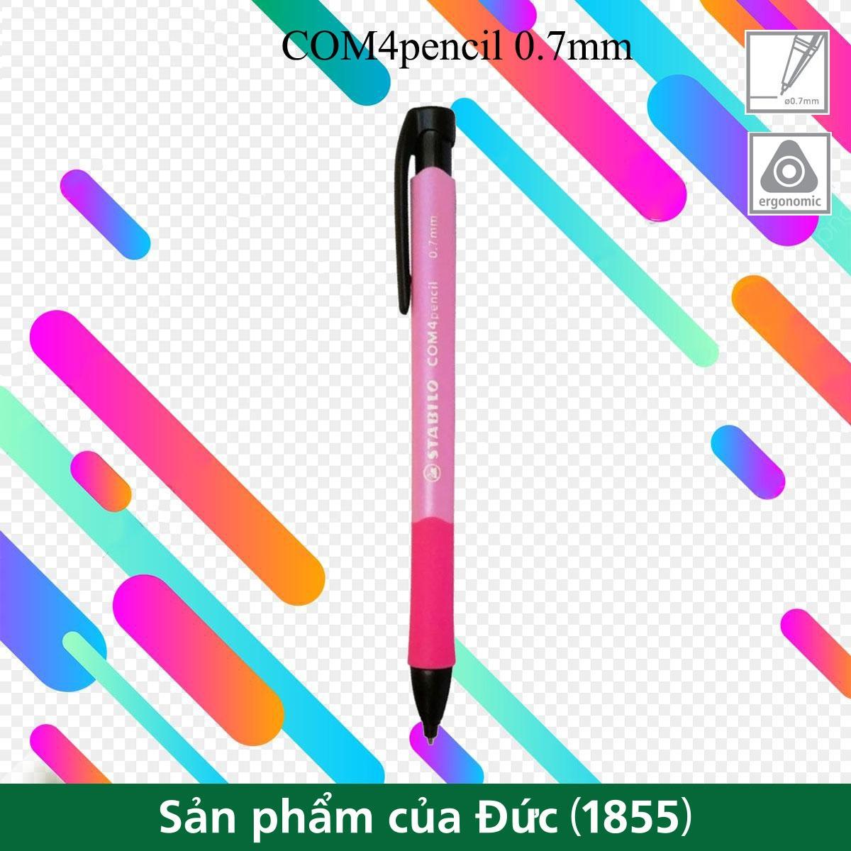 Bút Chì Bấm 0.7 mm Stabilo MP6637-PK - Màu Hồng