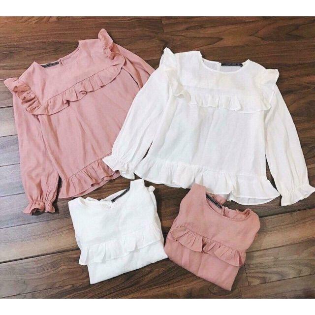 ÁO SƠ MI BÈO TRẮNG