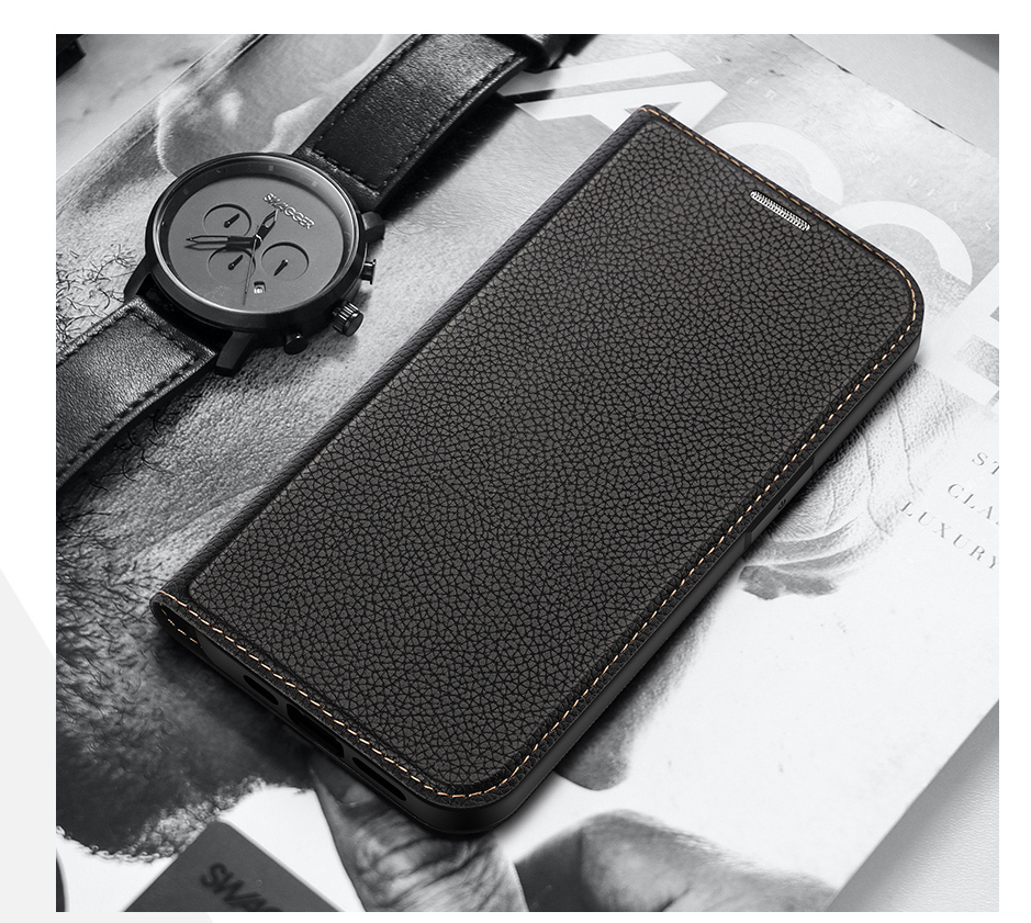 Bao da dành cho iPhone 14 Pro hiệu Dux Ducis Skin X2 Series chống sốc có ngăn đựng thẻ - hàng chính hãng