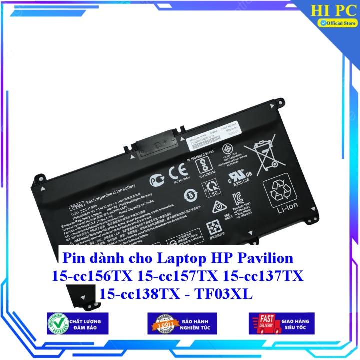 Pin dành cho Laptop HP Pavilion 15-cc156TX 15-cc157TX 15-cc137TX 15-cc138TX - TF03XL - Hàng Nhập Khẩu