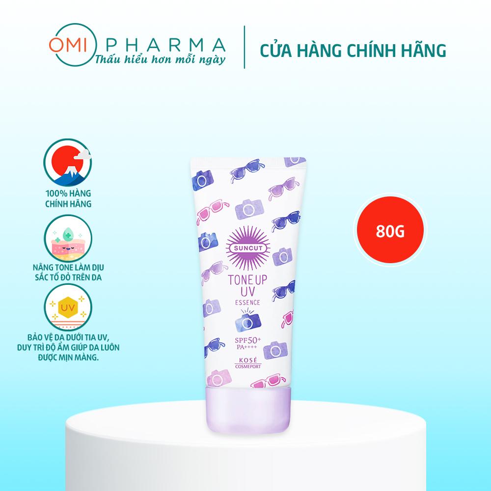 Tinh Chất Chống Nắng Nâng Tone Trong Suốt Suncut Kose Nhật Bản 80g SPF50+PA++++