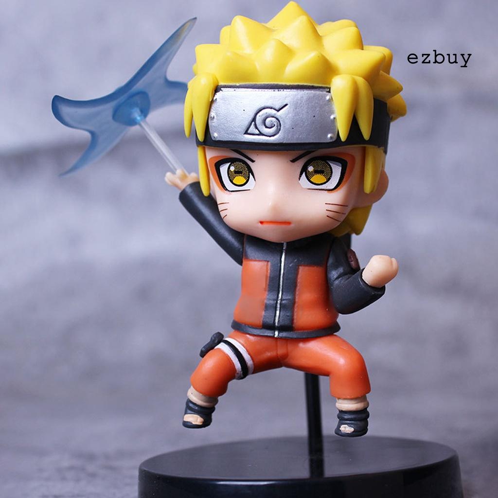 Set 3 Mô Hình Nhân Vật Anime Naruto Dùng Để Trang Trí Bàn Làm Việc