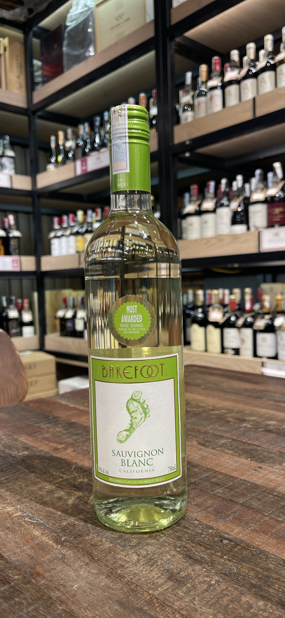 Rượu Vang Trắng USA Barefoot Varietal Sauvignon Blanc