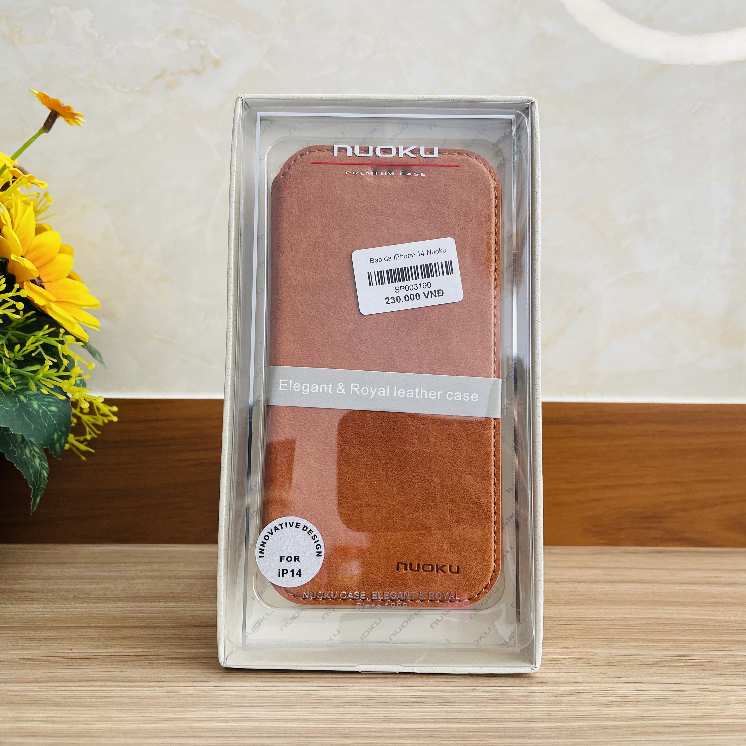 Bao da dành cho iPhone 14 NOUKU- Hàng chính hãng