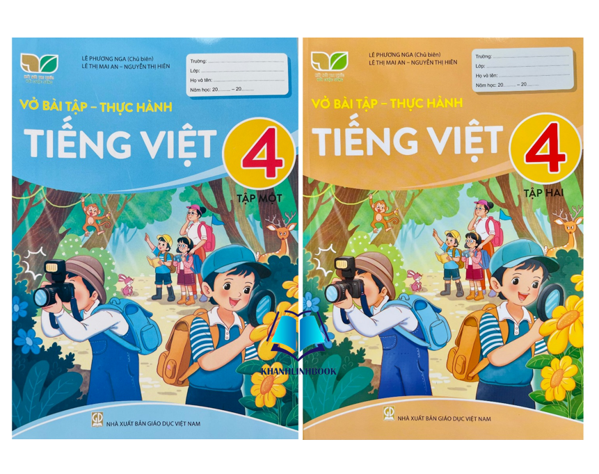 Sách - Combo Vở bài tập - Thực hành Tiếng Việt lớp 4 tập 1 + 2 (Kết nối tri thức với cuộc sống)