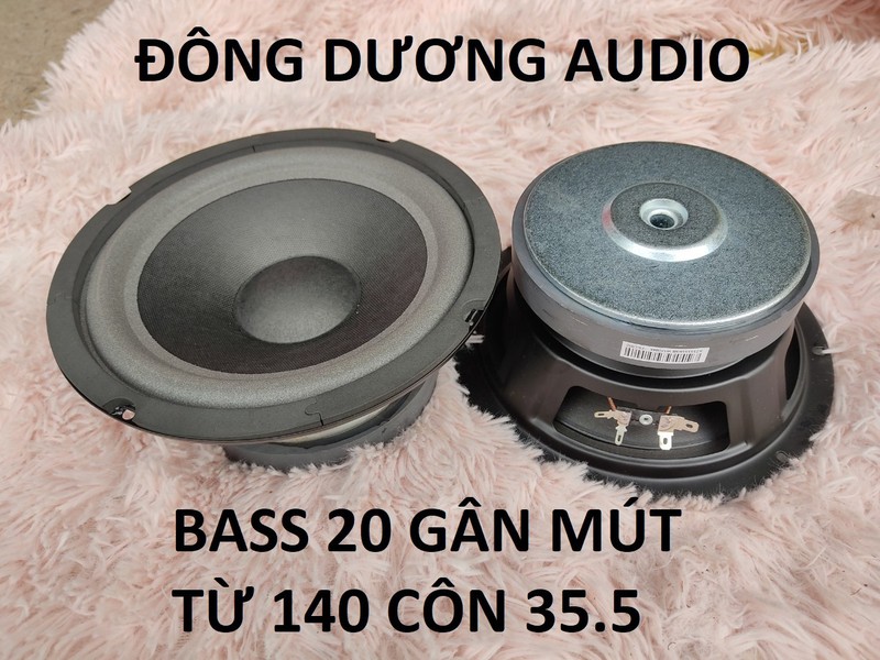 ĐÔI LOA BASS 20 (2 TẤC) TỪ 140 CÔN 36 GÂN MÚT - GIÁ 2 CHIẾC - CẶP LOA BASS 2 TẤC