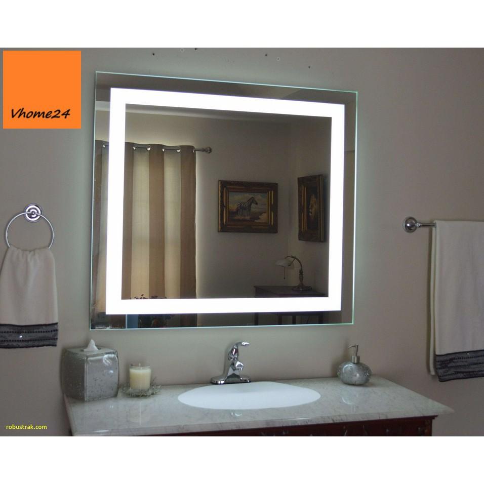 GƯƠNG VỆ SINH ĐÈN LED CHỮ NHẬT KHÔNG VIỀN GLE104