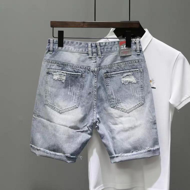 Quần Short Jean Nam, Quần Bò Ngố Nam Cao Cấp Mẫu Mới Siêu Đẹp OBOK Fashion QSN01