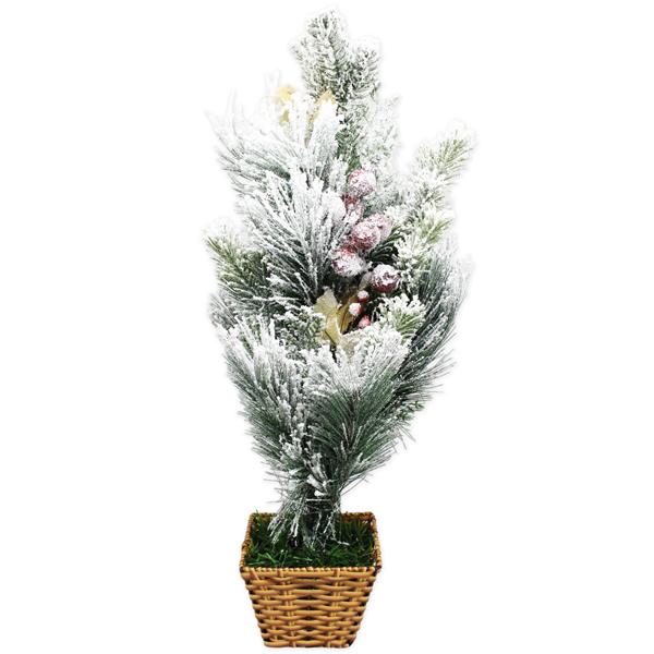 Cây Thông Mini Cước Đầu Loa Phủ Tuyết - Trang Trí Noel 60 cm - Chaang Chiia LP-19HN-60cm