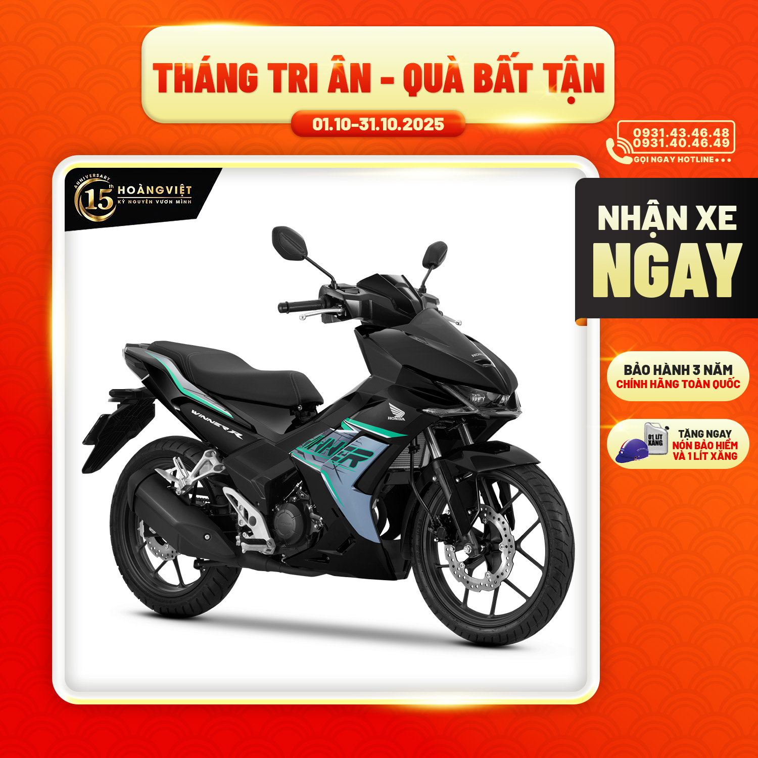 Xe Máy Honda Winner R 2026 - Phiên Bản Tiêu Chuẩn