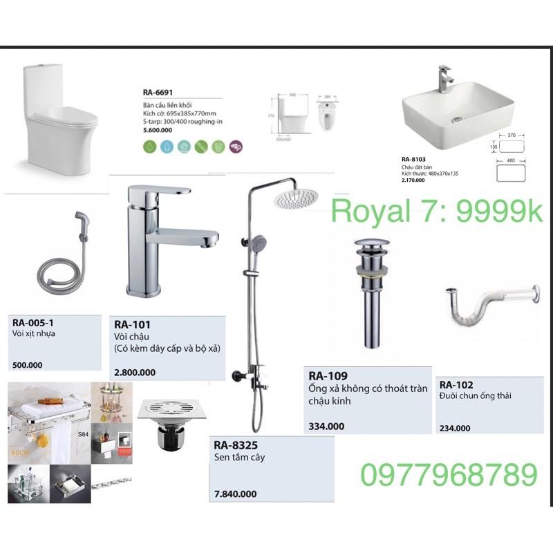Combo trọn bộ phòng tắm Royal