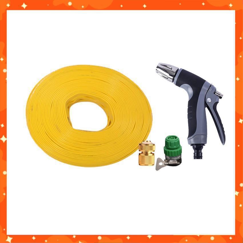 Bộ dây vòi xịt nước rửa xe,tưới cây tăng áp 3 lần 7-10m 206817