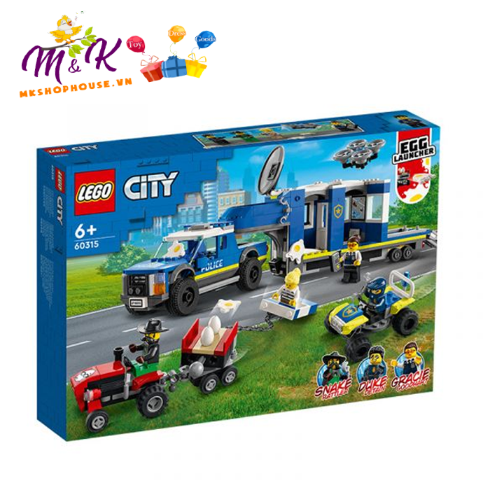 Đồ Chơi LEGO CITY Trạm Cảnh Sát Lưu Động 60315