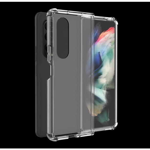 Ốp lưng cho Samsung Galaxy Z Fold 3 5G trong lưng cứng viền mềm chống sốc