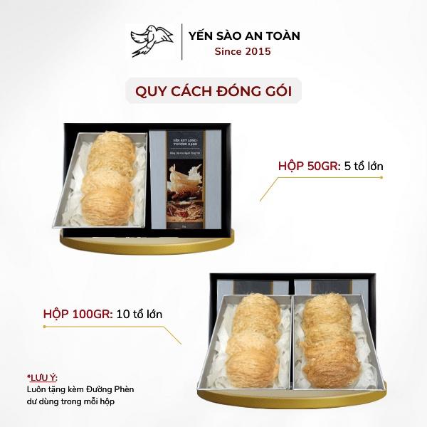 Hồng Yến rút lông thượng hạng nguyên chất từ tổ yến Khánh Hòa Yến Sào An Toàn