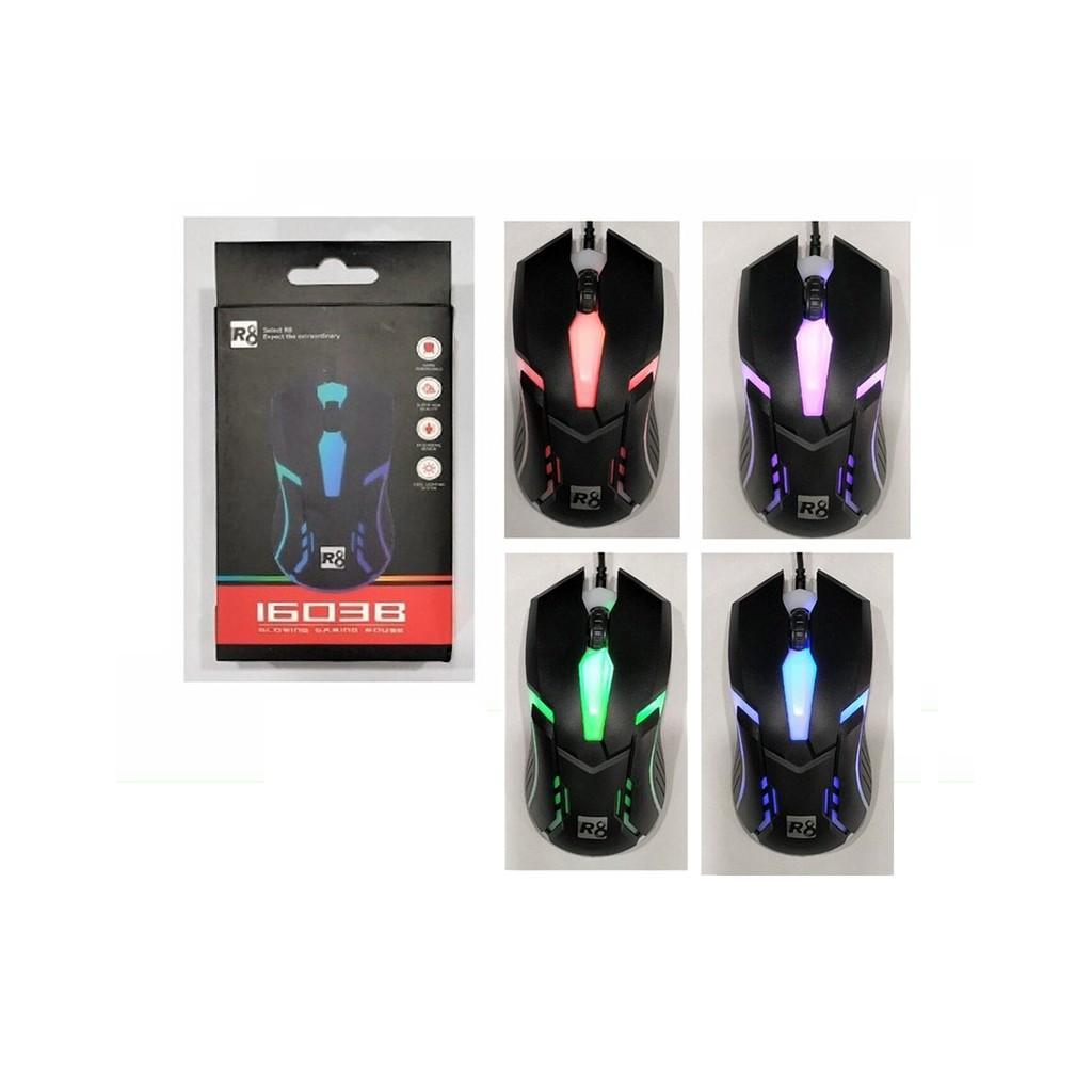 CHUỘT MOUSE LED R8 1603B hàng chính hãng