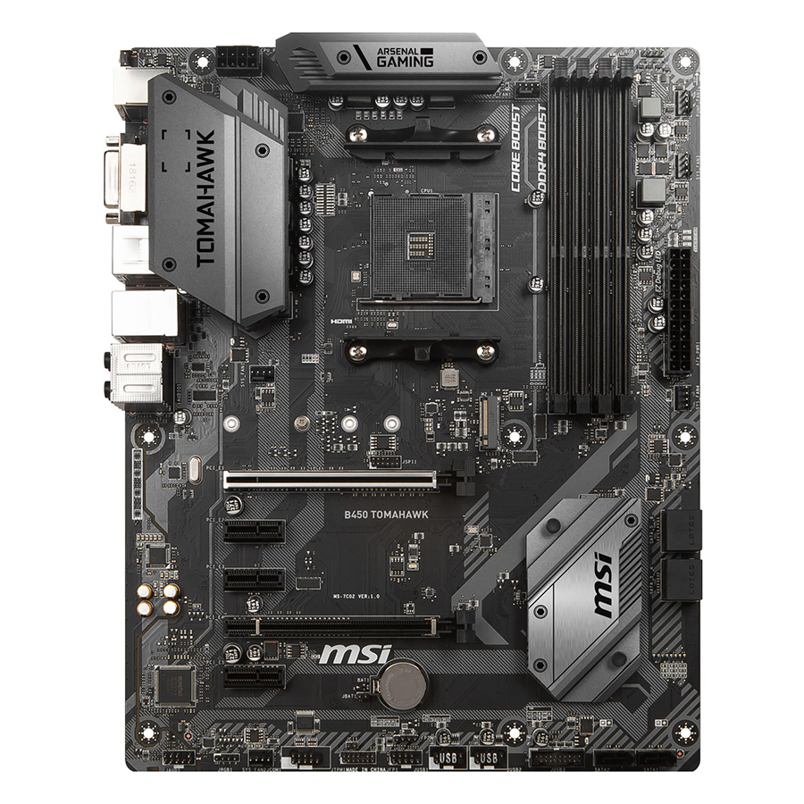 Bo Mạch Chủ Mainboard MSI B450 TOMAHAWK  Socket AM4 - Hàng Chính Hãng