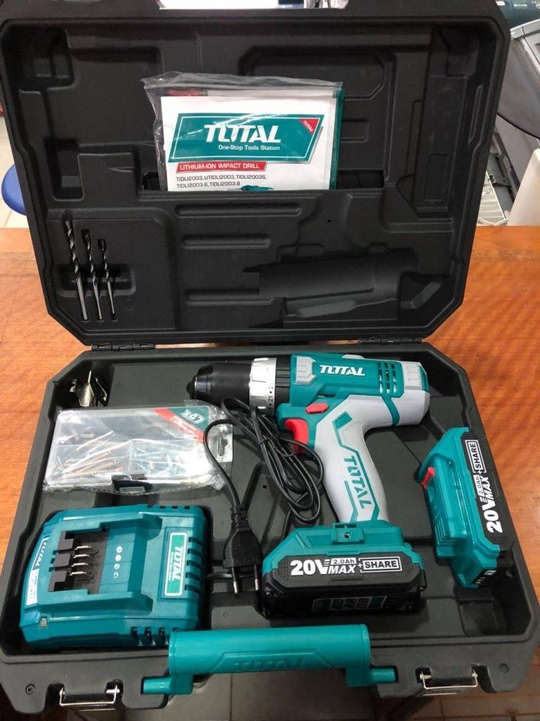 MÁY KHOAN VẶN VÍT DÙNG PIN 20V 47 CHI TIẾT TOTAL TDLI2003 - HÀNG CHÍNH HÃNG