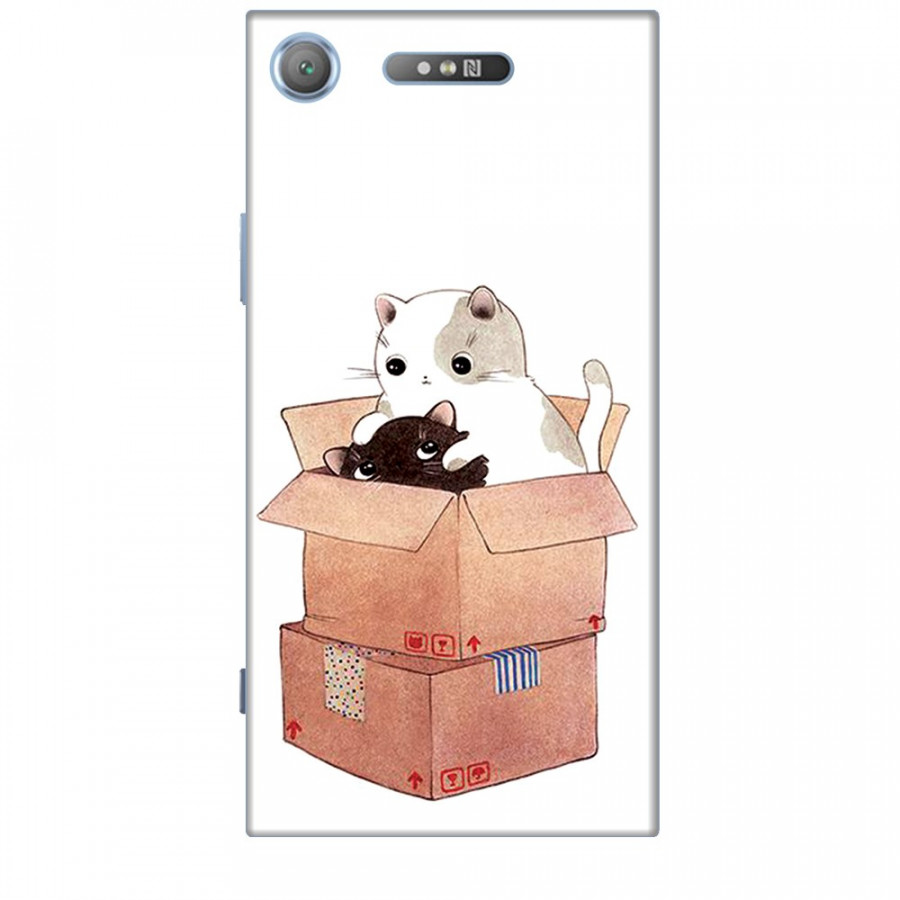Ốp lưng dành cho điện thoại SONY XZ1 Mèo Con Dễ Thương